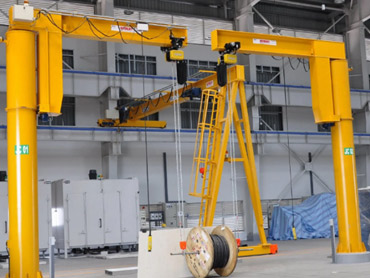 360 ڈگری rotating fixed column type single arm crane